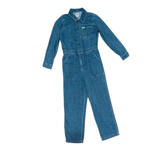 Lee coverall women's size XS Boilersuit Jumpsuit utility denim union-all…
